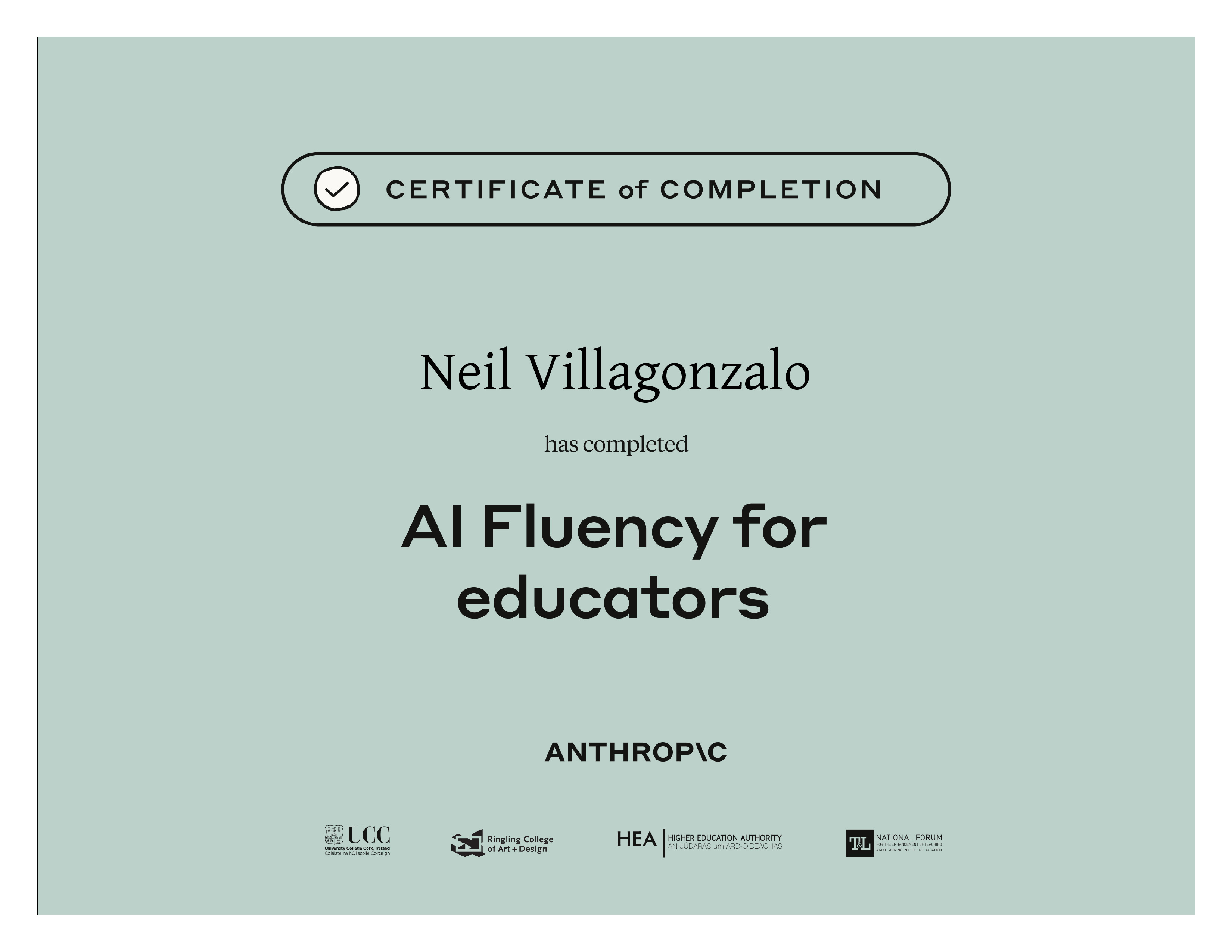 AI Fluency for Educators Certification